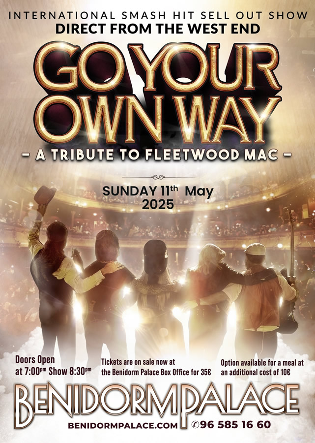 Go your own way Benidorm Palace Tribute Fleetwood Mac